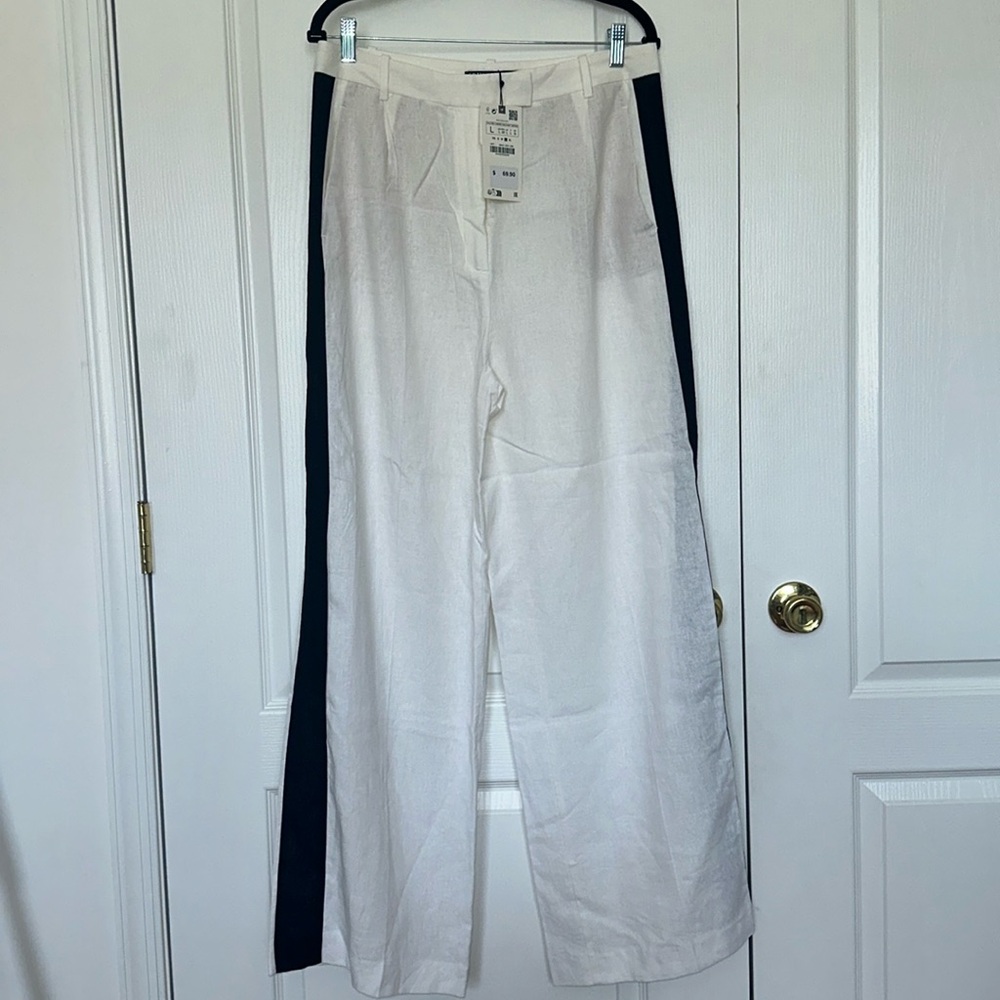 Zara Linen Trousers - Picture 3 of 5
